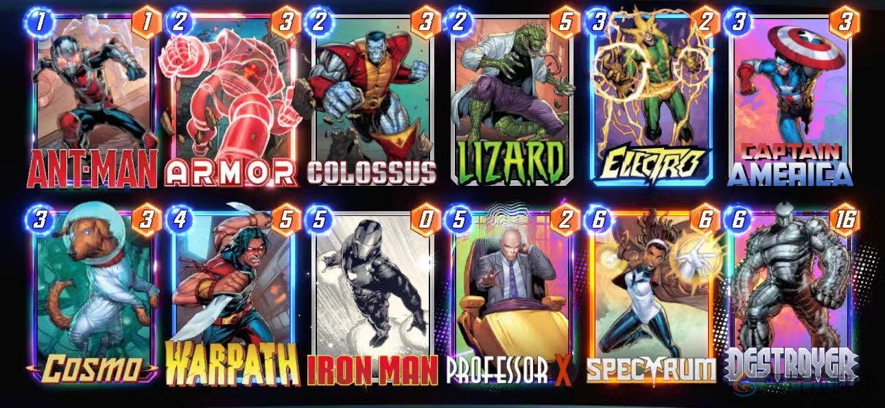 漫威终极逆转电王毁灭卡组构筑(图1) 漫威终极逆转电王毁灭卡组构筑(图1)