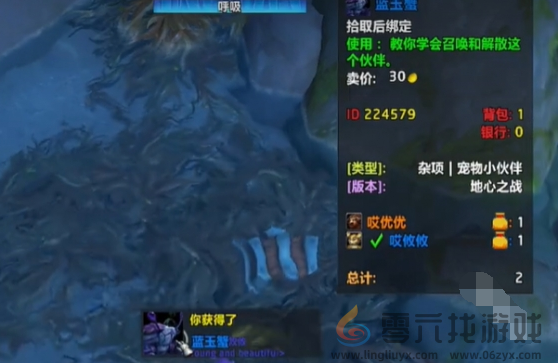 魔兽世界蓝玉蟹宠物获取方法(图6) 魔兽世界蓝玉蟹宠物获取方法(图6)