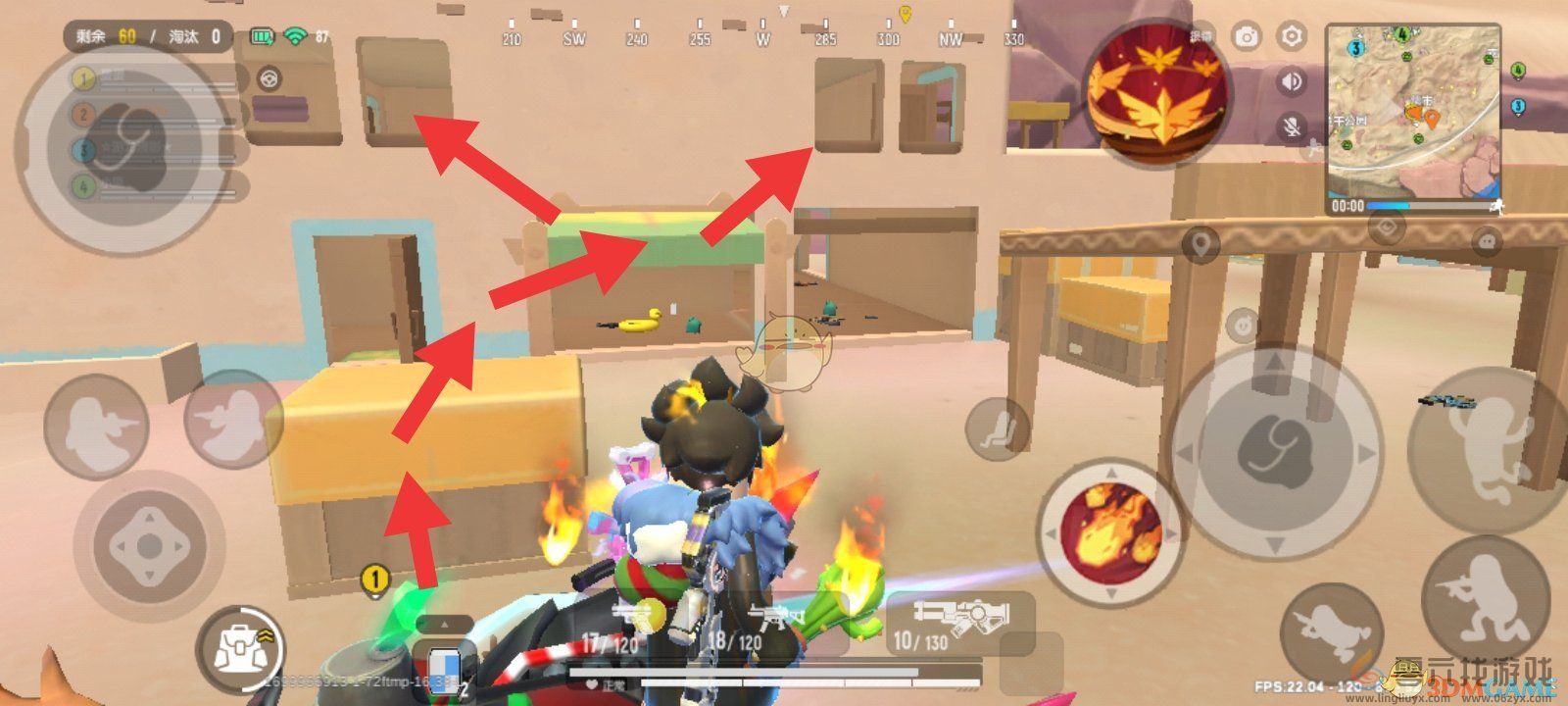 香肠派对喵沙岛降落点“集市”实战打法攻略(图6) 香肠派对喵沙岛降落点“集市”实战打法攻略(图6)