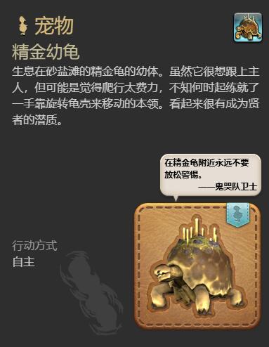 最终幻想14水晶世界精金幼龟获得方法(图6) 最终幻想14水晶世界精金幼龟获得方法(图6)