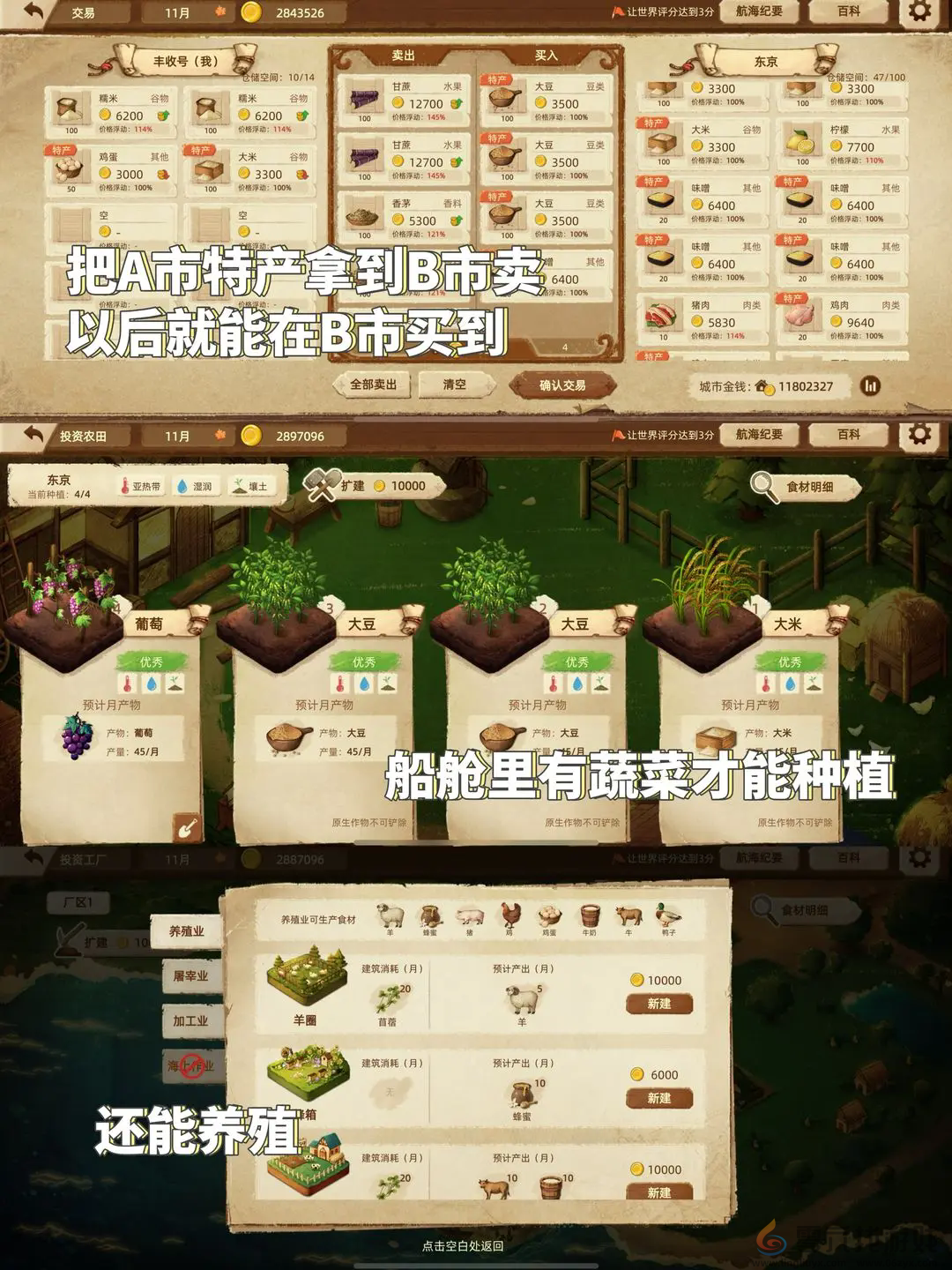 丰收之路新手快速上手攻略(图4) 丰收之路新手快速上手攻略(图4)