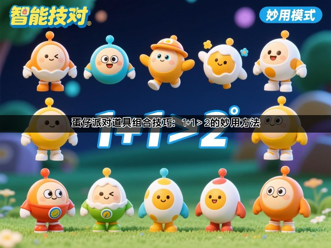 蛋仔派对道具组合技巧：1+1＞2的妙用方法(图1)