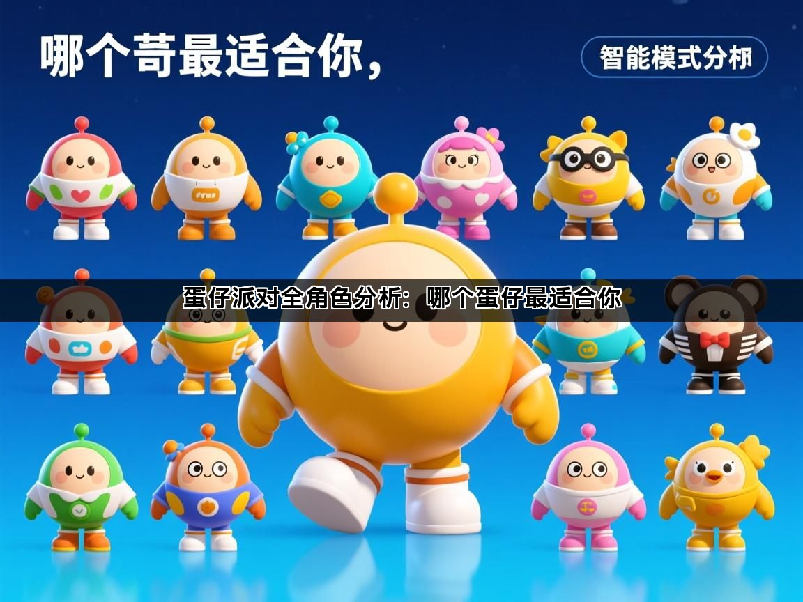 蛋仔派对全角色分析：哪个蛋仔最适合你(图1)